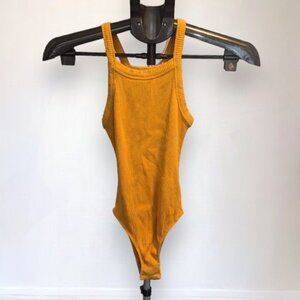Out From Under for Urban Outfitters Ribbed Racer Back Tank Bodysuit Size XS